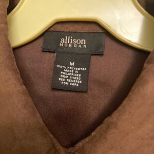 Allison Morgan Rich Brown Jacket